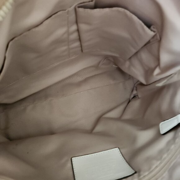 Coach Striped Signatue Reptile Khaki Satchel Purse - Picture 12 of 14